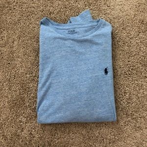 Blue Polo Long-Sleeved T-Shirt